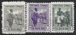 GUI264SCSF-L4160PC-TESPCILGUI.Guinee. GUINEA   ESPAÑOLA 1941 (Ed 264/6**)sin Charnela. MAGNIFICA. - Guinée Espagnole