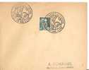 Ny&t 713   CP     JOURNEE DU TIMBRE  CHATILLON/SEINE     Le 13 OCTOBRE 1945 - Lettres & Documents