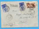 ROMANIA 1953 Cover. Cover Registered Express Nice Franking 2 Scan - Usado