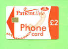 UK - Chip Phonecard/Patientline £2 - [ 8] Companies Issues