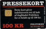 # DANMARK DANMONT-44 Politiken 100 Puce?   Tres Bon Etat - Denmark