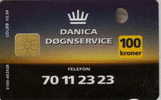 # DANMARK DANMONT-47 Danica Dognservice 100 Puce?   Tres Bon Etat - Danimarca