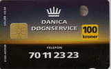 # DANMARK DANMONT-47 Danica Dognservice 100 Puce?   Tres Bon Etat - Denmark