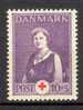 Denmark 1939 Mi. 251  10 (Ø) + 5 (Ø) Red Cross Rotes Kreuz Croix Rouge Queen Königin Alexandrine - Unused Stamps