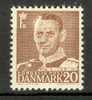 Denmark 1948 Mi. 306  20 Ø King König Frederik IX  MH* - Nuovi