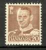 Denmark 1948 Mi. 306  20 Ø King König Frederik IX  MH* - Nuevos