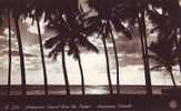 Z7483 Hawaii Sunset Thru The Palms Hawaiian Islands Not Used PPC Perfect Shape - Hawaï