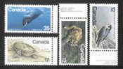 Canada : FAUNE - Lot   N° 624 + 654 + 699/700 En N** - Sammlungen