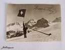 FRANZ HUG - CAMPEON OLIMPIADAS 1936 - POSTAL CONMEMORATIVA - Alpinismus, Bergsteigen