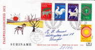 1970  Passzegels  E82  FDC - Suriname ... - 1975