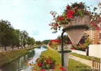 Montbard ( Cote D'or) Le Canal Fleuri De Bourgogne , Photo Cim - Montbard