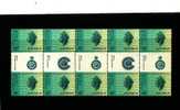 AUSTRALIA - 1996   QUEEN'S  BIRTHDAY  GUTTER  STRIP   MINT NH - Blocks & Sheetlets