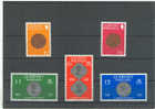 GUERNSEY  MUNTEN OP ZEGELS   1980 ** - Coins