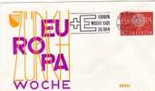 Sonderbrief Europa-Woche 1961 In Bern Schweiz 720+ FDC 2€ CEPT Römisches Wagenrad - Lettres & Documents