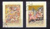 Tir A L´arc ( Archery ) Lot De 2 Timbres Hongrie - Bogenschiessen