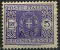 PIA - AOI - 1939-40 : Segnatasse - (SAS 1) - Afrique Orientale Italienne