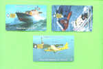 GUERNSEY - Set Of 3 Different Chip Phonecards/Sea Rescue Services - [ 7] Jersey Und Guernsey