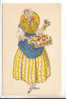 CPA Du Comté De Nice (Costumes): Marchande De Fleurs. Cimiez 1835 - Straßenhandel Und Kleingewerbe
