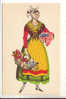 CPA Du Comté De Nice (Costumes): Marchande De Poissons 1825 - Petits Métiers