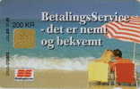 # DANMARK DANMONT-65 Betalings Service - Sea & Beach 200 Puce?   Tres Bon Etat - Dänemark