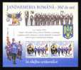 1850-2010 Years Romanian Gendarmerie Block,MNH.new 2010 ! - Policia – Guardia Civil