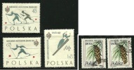 ● POLONIA 1962 - SPORT / PIGNE - N. 1294 / 96 * - Cat. ? € - Lotto N. 928 /33 - Neufs