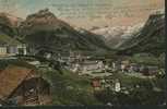 Swiss 1908 Old Postcard ENGELBERG Hahnen U. Spannoerter , Used, Switzerland, Suisse, Schweiz - Engelberg