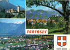 Carte Postale 74 - Faverges - Vue Générale Et Le Mont Charvin Trés Beau Plan - Faverges