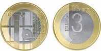 NEW 2010 SLOVENIA 3 EUR COIN LJUBLJANA UNESCO WORLD BOOK CAPITAL UNC - Slovénie