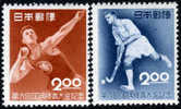 Japan #549-50 Mint Never Hinged Atheletic Meet Set From 1951 - Nuovi