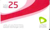 Etisalat: Wasel Recharge Card, Red 25 - Ver. Arab. Emirate
