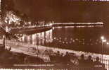 The Illuminated Esplanade & Pier - Torquay - Real Photo - ILLUMINATED - TORQUAY - Torquay