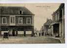 Cpa APPOIGNY Place Du Marché - Population à La Pose -bourgoin Lenoble Photo - Appoigny