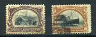 ETATS-UNIS - N° 142 & 143 - Obl. - B - - Used Stamps