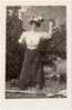 Carte-Photo, Femme En Robe & Ombrelle ( Monge-Guyon, Crest )(C-PH) - Silhouettes