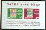 SWITZERLAND - 1965 Souvenir Sheet  NABA 1965 - Yvert # 20 - Zumstein # 43 - MINT (NH) - Minimal Gum Disturbance - Blocks & Sheetlets & Panes