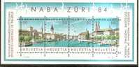 SWITZERLAND - 1984 Souvenir Sheet  NABA  ZÜRI 1984 - Yvert # 24 - Zumstein # 64 - MINT (LH) - Blocks & Sheetlets & Panes