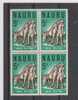 Nauru 1965 MNH Blk Of 4, Simpson And His Donkey, Animal, Farm, - Nauru