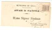 2469)lettera Con 30c. Occupazione Americana Da Gela A Scaletta Zanglea Il 18-7-1944 - Anglo-american Occ.: Sicily