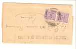 2483) Lettera Con 2x50c. Occupazione Americana Da Palermo A Catania Il 16-10-1943 - Britisch-am. Bes.: Sizilien