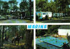 Carte Postale 40. Mimizan Le Camping **Marina**   Trés Beau Plan - Mimizan