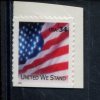 88466109 2001 Postfris Mint Never Hinged Postfrisch Eindwandfrei Scott 3549 Flag Under Imperforated - Nuevos