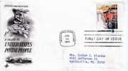 ★USA - FDC - 1973 - A SALUTE TO UNITED STATES POSTAL PEOPLE (111) - 1971-1980