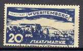 Wurttemberg/Wuerttemberg 1920 Nr.274 20pf Obliteries/used - Usados