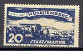 Wurttemberg/Wuerttemberg 1920 Nr.274 20pf Obliteries/used - Usati