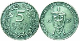 1925 5 Reichsmark. Replica Coin. - Andere & Zonder Classificatie