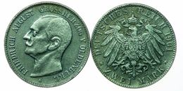 1901 Zwei Mark Oldenburg. Replica Coin. - Autres & Non Classés