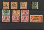 Danzig/Gdansk 1923  Nr.158/168  MNH See Scans - Mint