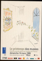 CP Illustrateur SEMPE Le Printemps Des Musées 1999 Première Edition - Sempé
