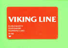 FINLAND - Magnetic Ship Use Phonecard/Viking Line M/s Mariella - Finland